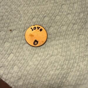 Origami Ow Window Plate rose gold